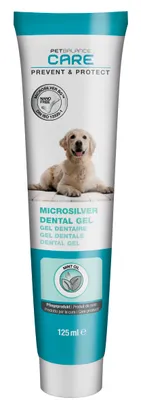 Produktbild von PetBalance Care Dentalgel zur Zahnpflege mit Mikrosilber für Hunde, 125 ml