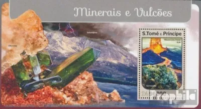 Produktbild von Briefmarken Sao Tome e Principe 2016 Mi Block 1213 (kompl. Ausgabe) postfrisch Mineralien und Vulkane