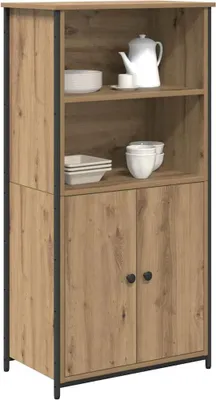 Obrázok produktu pre vidaXL Vysoká skriňa Artisan – dub 62 x 36 x 121,5 cm Drevotrieska