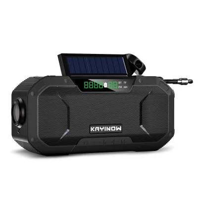 Produktbild von Nouzové solární ruční rádio 5000mAh Power Bank Charger Flashlight Survival Radio pro venkovní kempování Hiking