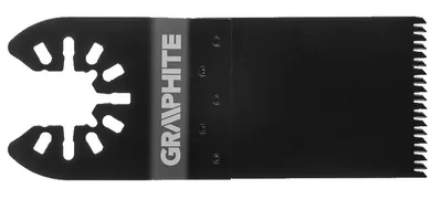 Produktbild von GRAPHITE multitool holz sägeblatt 34mm universalanschluss, hcs-blatt, spezial 3 zähne geschärft, verbesserte qualität