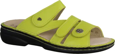 Produktbild von Finn Comfort Ventura-Soft, Lime (Grün), Damen-Pantolette, Damenschuhe, Leder - Damenschuhe Pantolette / Zehentrenner, Grün, leder (nube)