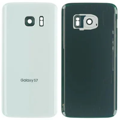 Produktbild von Samsung Galaxy S7 (SM-G930F) Backcover + Kameraglas + Kleber, Weiß