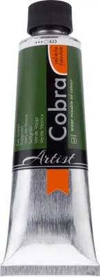 Produktbild von Cobra Artist Wassermischbare Ölfarbe Tube 150 ml Saftgrün 623
