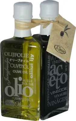 Immagine prodotto di Combinazione olio d'oliva Mare + aceto balsamico  200 ml + 200 ml - Ranise