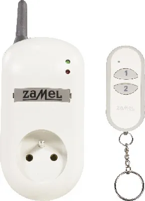 Zdjęcie produktu dla Gniazdo sterowane radiowo z pilotem (RWG-01+P-257/2), RWG-01K, exta free Zamel