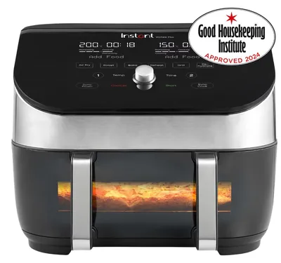 Obrázok produktu pre Vzduchová fritéza, Vortex Plus 8.5 VersaZone Clear Cook 1700W, 6 funkcií, odnímateľné košíky, SyncCook & Finish, Instant Pot