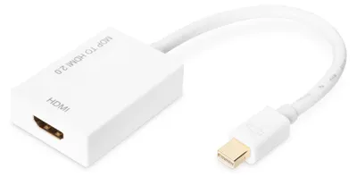 Image de Adaptateur / convertisseur Mini DisplayPort actif vers HDMI DIGITUS