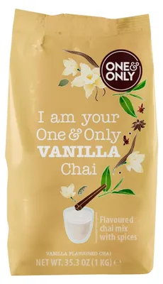 Produktbild von Chai Pulver 1 kg Vanille - Gewürzmischung mit Zimt und Vanille, One&Only