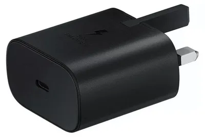 Immagine prodotto di Caricabatterie Samsung a ricarica ultraveloce 25 W 3 A, spina UK a 3 poli, nero EP-T2510