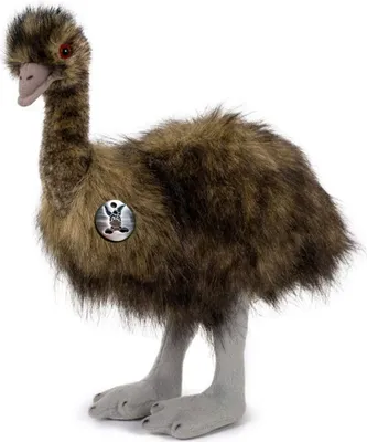 Produktbild von Emu Kuscheltier Vogel Laufvogel stehend PREMIUM Plüschtier Strauß LOTTE