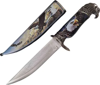 Produktbild von Weisskopfseeadlerdolch "Flying Bald Eagle" Stahlklinge