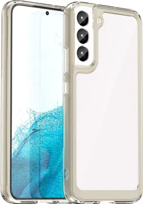 Produktbild von Mobigear Crystal  Samsung Galaxy S23 Plus Hülle Hardcase Backcover - Transparent / Grau