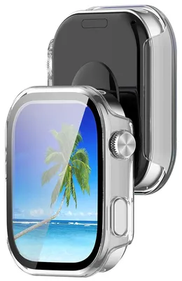 Produktbild von Schutzhülle mit Glas für Xiaomi Redmi Watch 6, Bizon Case Watch Adamo, Transparent