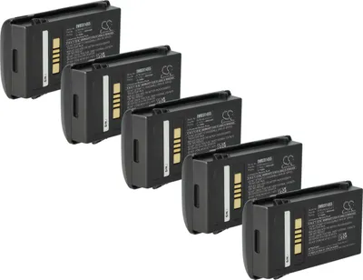 Produktbild von vhbw 5x Akku kompatibel mit Motorola Symbol MC3200, MC32N0 Barcodescanner POS (4800 mAh, 3,7 V, Li-Ion)