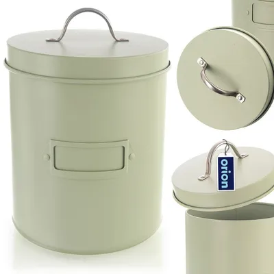 Zdjęcie produktu dla Pojemnik do przechowywania Orion wiadro metalowe zielone GREENISH 3,3 L