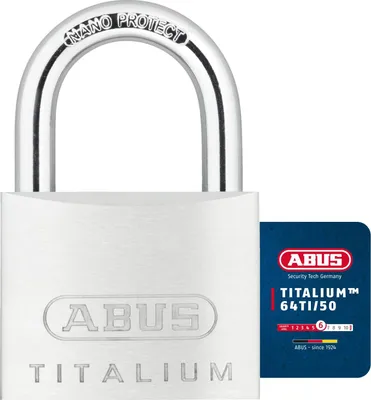 Produktbild von ABUS Zylindervorhangschloss 64TI/50 gleichschließend 77 mm - 56205