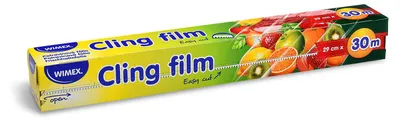 Produktbild von 50 Rollen Frischhaltefolie Haushaltsfolie aus PE in Faltschachtel 29 cm x 30 m