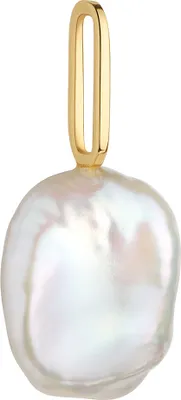 Produktbild von Anhänger Keshi-Perle Ketten-Anhänger 333 Gold für Damen