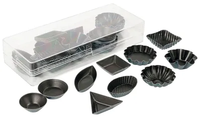 Produktbild von Antihaft-Petits-Fours-Set, Petitformen, 50 Formen (5er Sets)