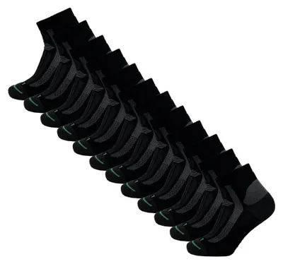 Obrázok produktu pre Ponožky Quarter z Lyocelu – 12 párov – čierne – 47–50