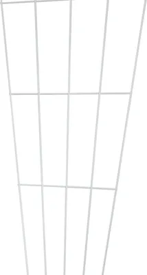 Produktbild von Gitterspalier aus Metall V-Form 150cm, weiß