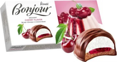 Produktbild von Schaumzuckerware Bonjour souffle mit Kirschgeschmack 232g