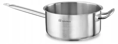 Produktbild von CATERWARE Edelstahl Stielkasserolle 24 cm Hochwertig