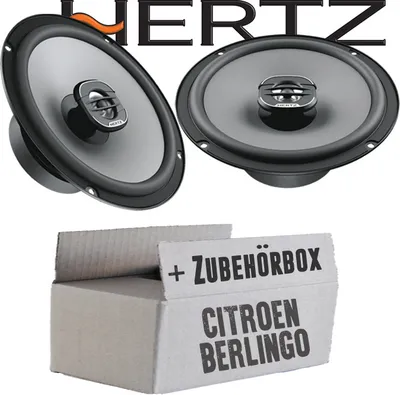 Produktbild von Lautsprecher Boxen Hertz X 165 - 16,5cm Koax Auto Einbauzubehör - Einbauset passend für Citroen Berlingo 2 - justSOUND