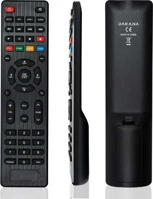 Produktbild von Dakana Ersatz Fernbedienung für Xoro HRT 7620 / HRK7659 und weitere HRS/HRK/HRT Receiver Fernseher TV Remote Control vorkonfiguriert und so