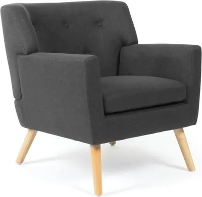 Productafbeelding van Famanu fauteuil, antracietgrijs - Scandinavisch design