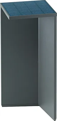 Image de Nusolar lampe sur pied 34cm hauteur 2700K IP54 anthracite 2,2W