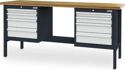 Image de WS24 Établi à caisson L x P x H 2 000 x 600 x 960 mm - WS24-100143