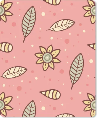 Produktbild von MuchoWow® Mauspad Mousepad Muster - Blumen - Blätter - Mädchen - Kinder - Kinder 30x40 cm - Mousepads - Maus Mat - Pad - Mausunterlage - Mausmatten