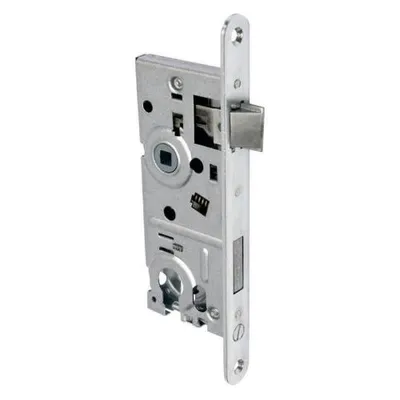 Produktbild von Bauschloss Serie 6072 V, links, Abstand 72 mm, Einstecktiefe 60 mm, Dornmaß 40 mm, Frontbreite 20 mm, mit Getriebe