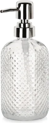 Immagine prodotto di Dispenser da bagno e da cucina per sapone liquido o gel Contenitore in vetro