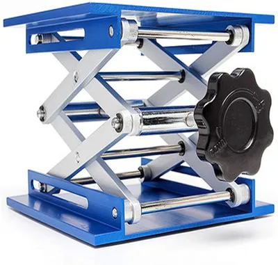 Productafbeelding van Solidchoice - Lab Lift Tafel - Aluminium Oxide Verstelbaar voor Router en Laser