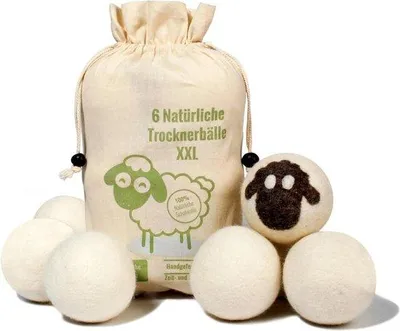 Produktbild von Famanu Trockenbälle - Natürliche Wäscheweichmacher - Set von 6