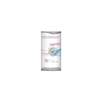 Produktbild von Clearwhite Colorwaschpulver Runddose 40WL