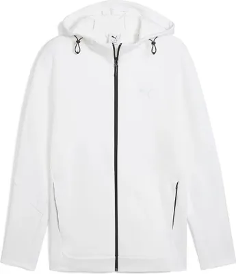 Produktbild von Puma Evostripe Reißverschlusspullover Weiß M Herren,Damen Weiß M
