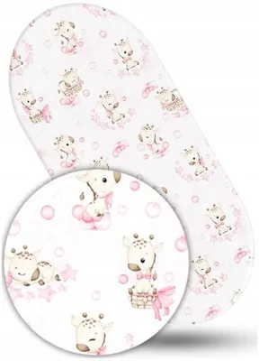 Produktbild von Babymam Baumwoll-Spannbettlaken für Kinderwagen Wiege Gondel