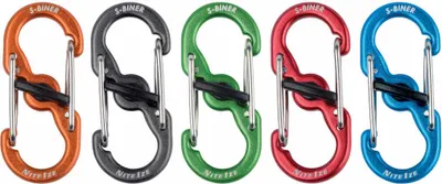 Immagine prodotto di Nite Ize S Binner Microlock Moschettone 5 Unità Multicolore Multicolore Taglia unica