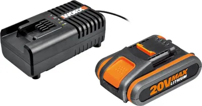 Produktbild von Powershare 20V, 2Ah Akku + WORX Ladegerät - Wa3601