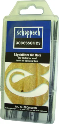 Produktbild von Scheppach Universal-Sägeblatt-Set 130/75/16mm für Dekupiersäge 60Stück
