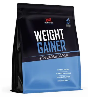 Produktbild von XXL Nutrition - Weight Gainer - Muskelmasse & Muskelaufbau, Protein Pulver Mit EAA & BCAA, Kohlenhydrate, Niedriger Fettgehalt - 2500 Gramm - Schokolade