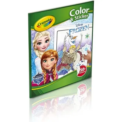 Produktbild von Crayola - Gefrorene Malvorlagen Blätter 2 + Aufkleber