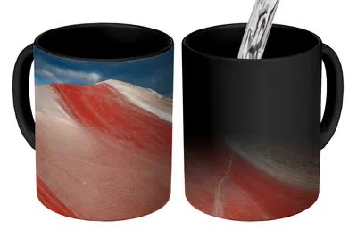 Obrázok produktu pre MuchoWow® Magický hrnček Magic Landschap - Natuur - Mountain - Clouds 350 ml hrnček na zmenu farby nápad na darček - Magický hrnček - fotohrnček - keramické hrnčeky - obrázky - šálka na kávu - hrnček na pitie - hrnčeky na kávu