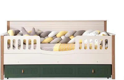 Zdjęcie produktu dla Bettrahmen Kinderbett Bett Kinderzimmer Kinderzimmermöbel Helles Holz