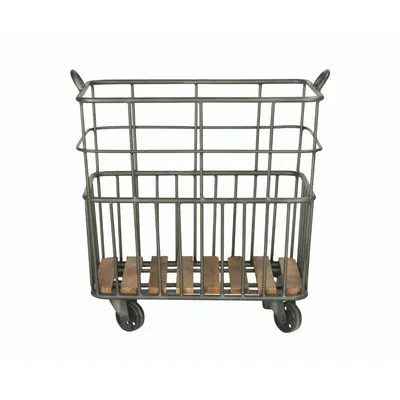 Produktbild von SIGNATURE - Metallischer Rollenholzwagen