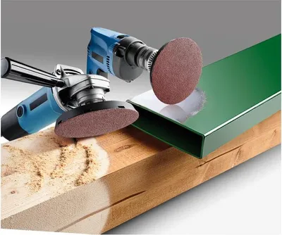 Produktbild von kwb 488310, Schleifscheibe, Metall, Holz, Rot, 12,5 cm, 5 Stück(e)